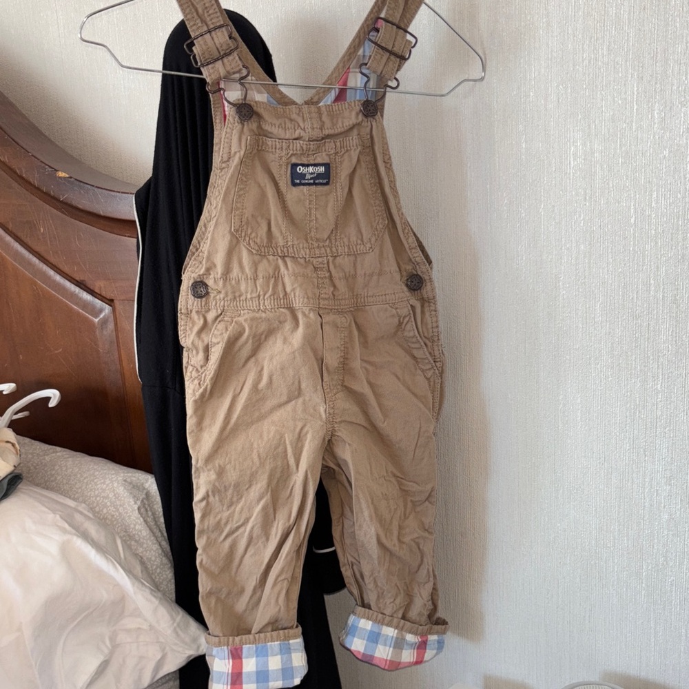 OshKosh B'gosh Brown Kids Overalls